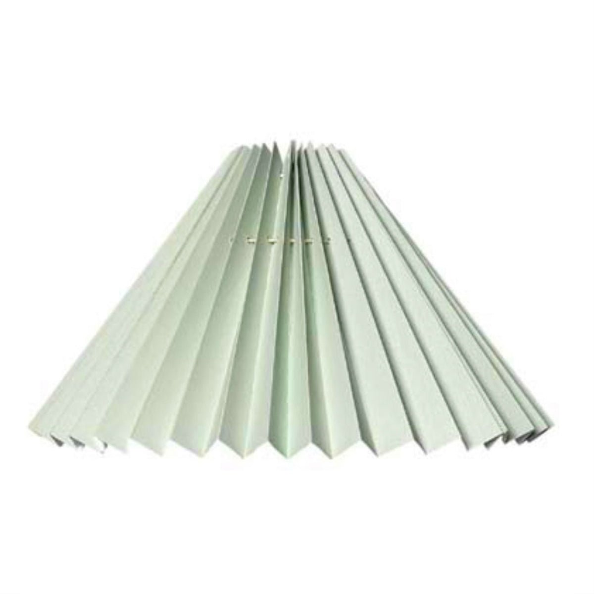 Plisseret Lampeskærm Dusty Mint Nuance #111o - Grønlykke.com