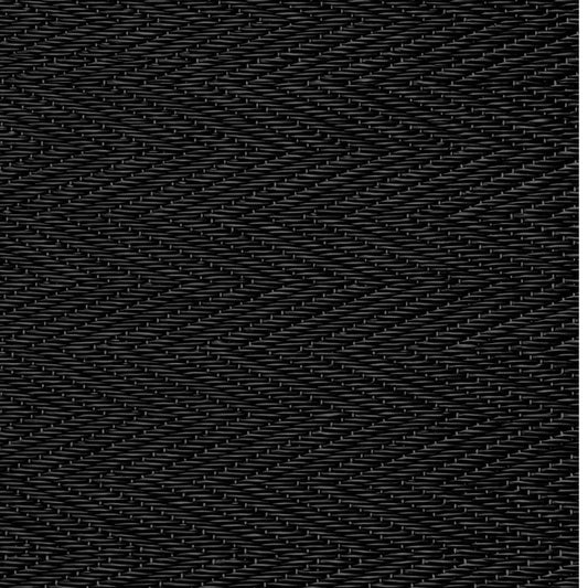 Plastiktæppe i sildebensvævet mønster i Sort 90x180 cm I Gronlykke.com