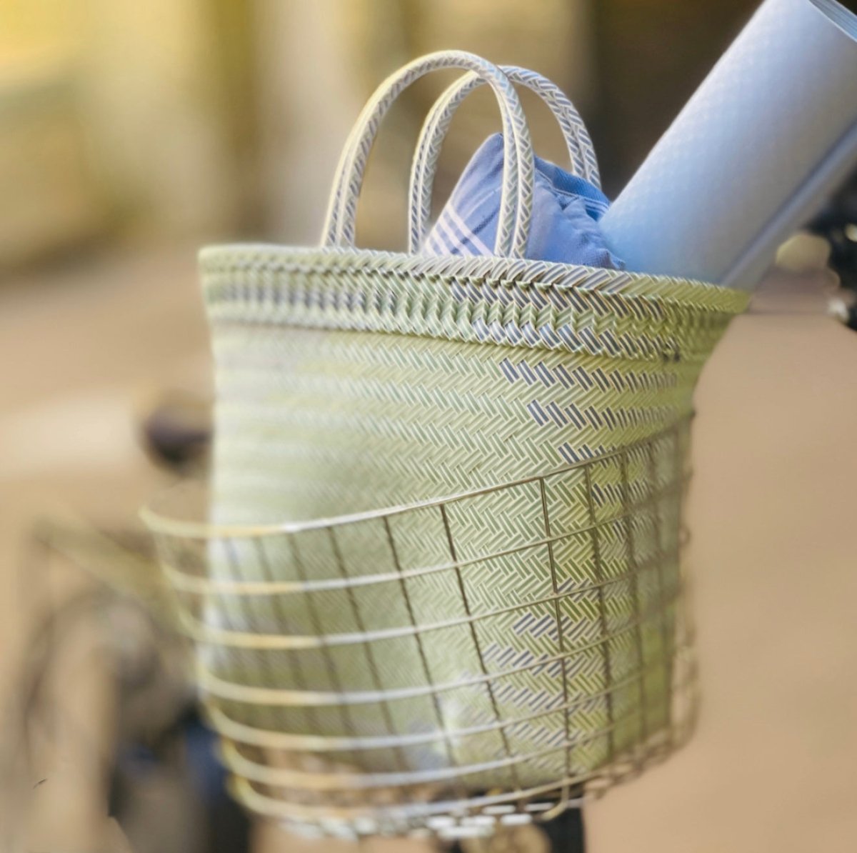 Recyled Plasttasker i Skønne farve kombinationer - Grønlykke.com