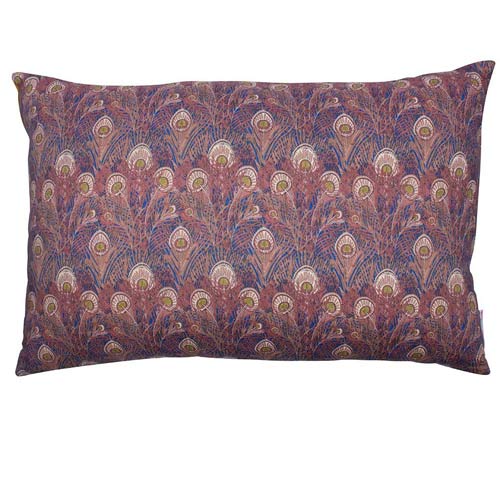 Designerpuder fra Liberty Art Fabric, Hera Feathers - blue, 40 x 60 cmu - Grønlykke.com