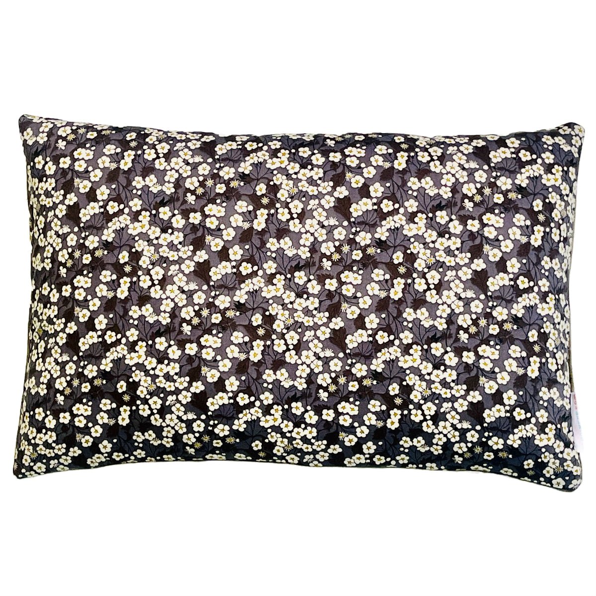 Designerpuder fra Liberty Art Fabric, Mitsi - brown & grey, 50 x 30 cm - Grønlykke.com