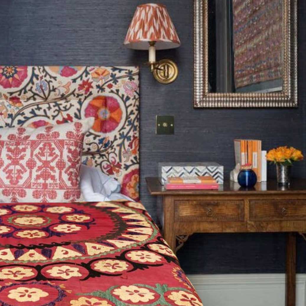 håndbroderet, Ottoman vintage – Grønlykke.com
