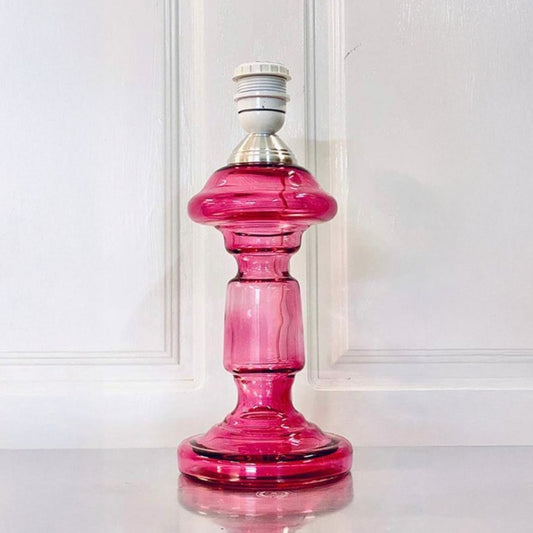 Glaslampe Klar Cerise - Grønlykke.com
