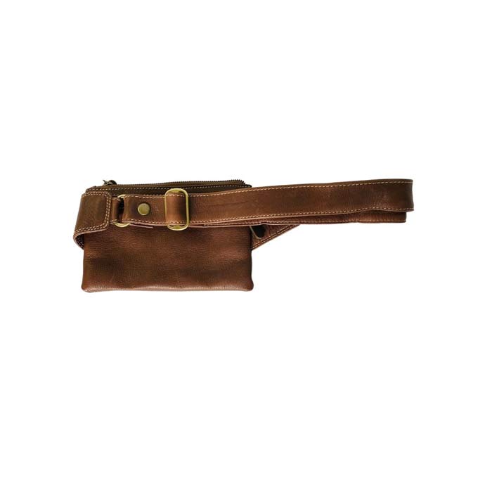 OUTLET Bumbag - Mørkebrun læder - Grønlykke.com