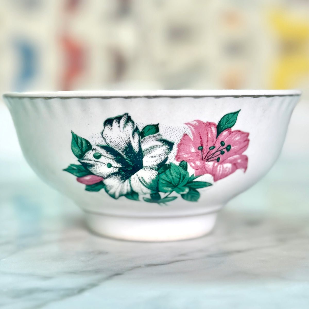 OUTLET Skål med Blomster motiv #1 - Grønlykke.com
