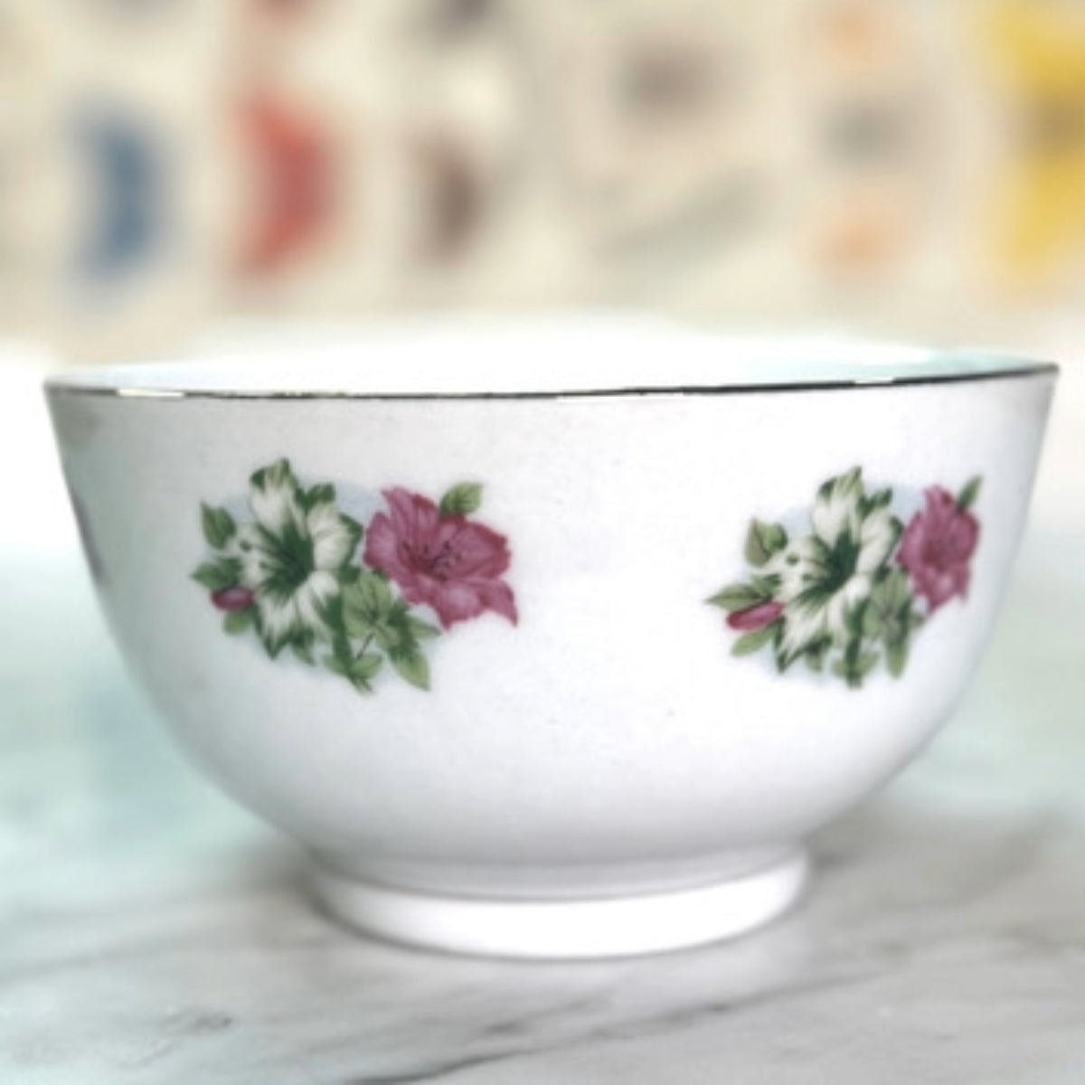 OUTLET Skål med Blomster motiv #2 - Grønlykke.com