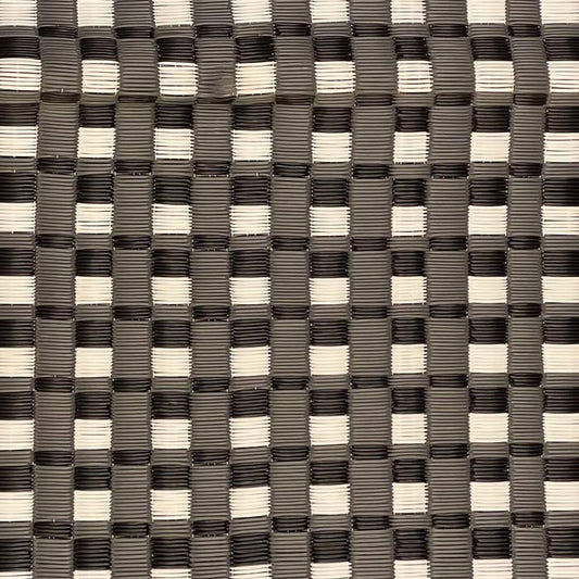 Plastiktæppe i Grå, Hvid & Sort 150 x 220 cm - Grønlykke.com