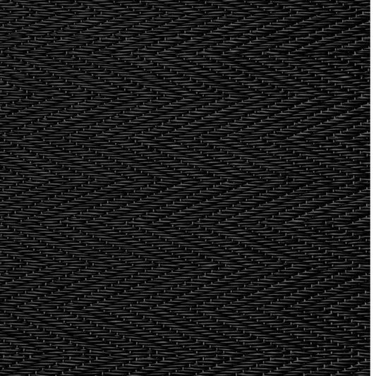 Plastiktæppe i Sildebensvævet mønster i Sort 90x180 cm - Grønlykke.com