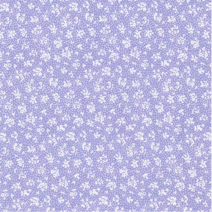 Stof i Lilla & Hvide blomster - Grønlykke.com
