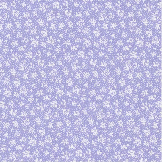 Stof i Lilla & Hvide blomster - Grønlykke.com