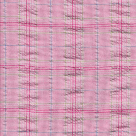 Stof i Rosa, Lysegrøn, pink & Lyseblå tern - Grønlykke.com