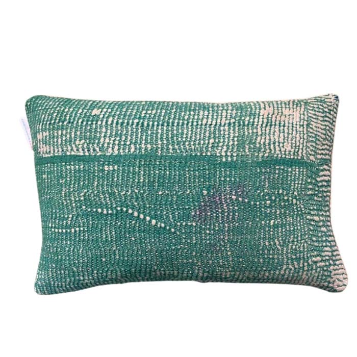 Unika puder Gudri - grøn og nude, 50 x 30 cm - Grønlykke.com