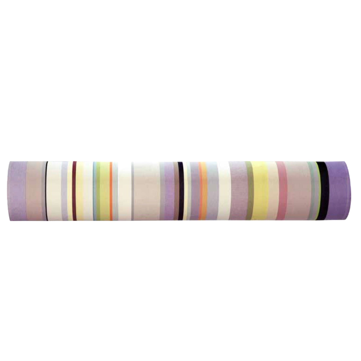 Markise stof med striber Lavendel, Gul, Grøn & Grå - 180 cm bred I Gronlykke.com