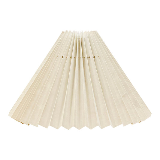 OUTLET- Cotton Paper Plisseret Lampeskærm - Hvid