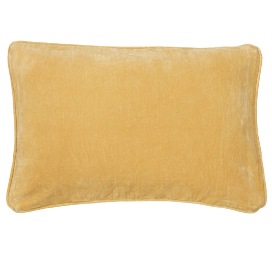 Velvet cushion in soft rosa