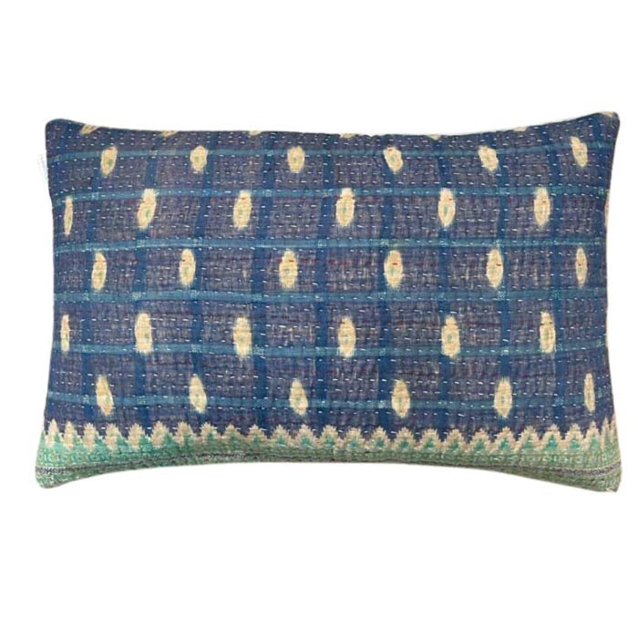 Unika puder fra Gudri, blå -  50 x 30 cm
