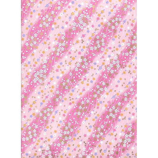 Japan Papir - Abstract pattern with pink wavy colors & flowers I grønlykke.com