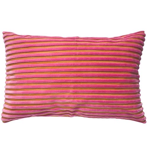 Kenzo Limited Edition Pude Pink and Orange Vertical Stripes 50x30