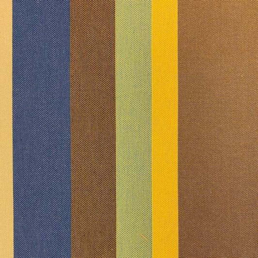 Markise stof med striber Grøn, Orange, Blå & Brun - 180 cm I Gronlykke.com