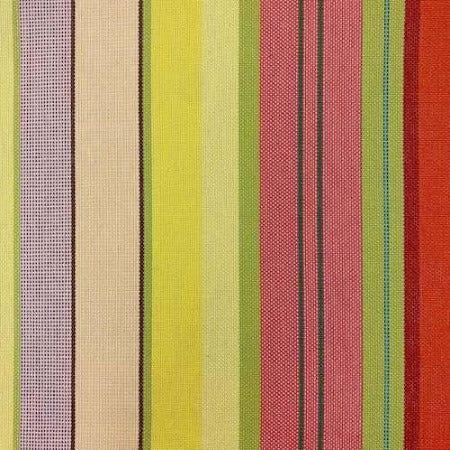 Markise stof med striber Pink, Gul, Grøn & Lilla - 180 cm bred I grønlykke.com
