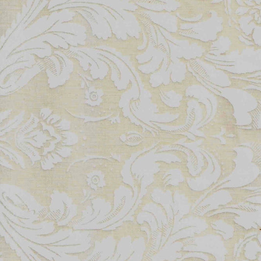 OUTLET Voksdug - Creme med hvidt baroque mønster