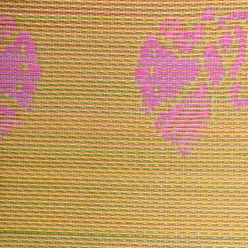 Plastiktæppe - Lyserød, Orange Gul & Grøn 270x180 I gronlykke.com