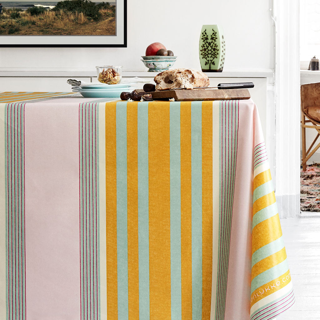 Voksdug Almost Linen Istanbul Stripes - Grønlykke.com